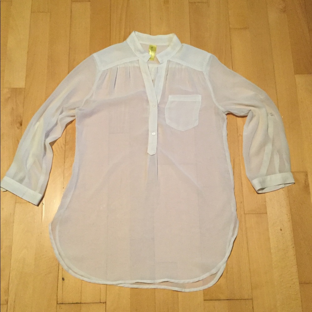 Cream colored blouse